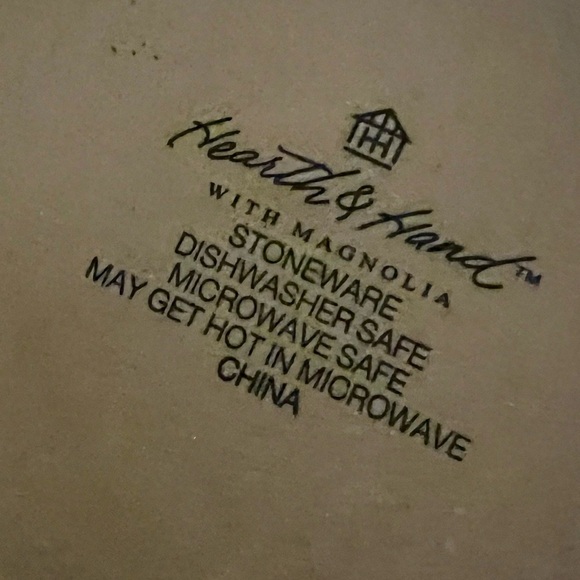 Hearth & Hand with Magnolia Stoneware Coffee Mugs Set of 2 - Pink & Yellow - Picture 2 of 3